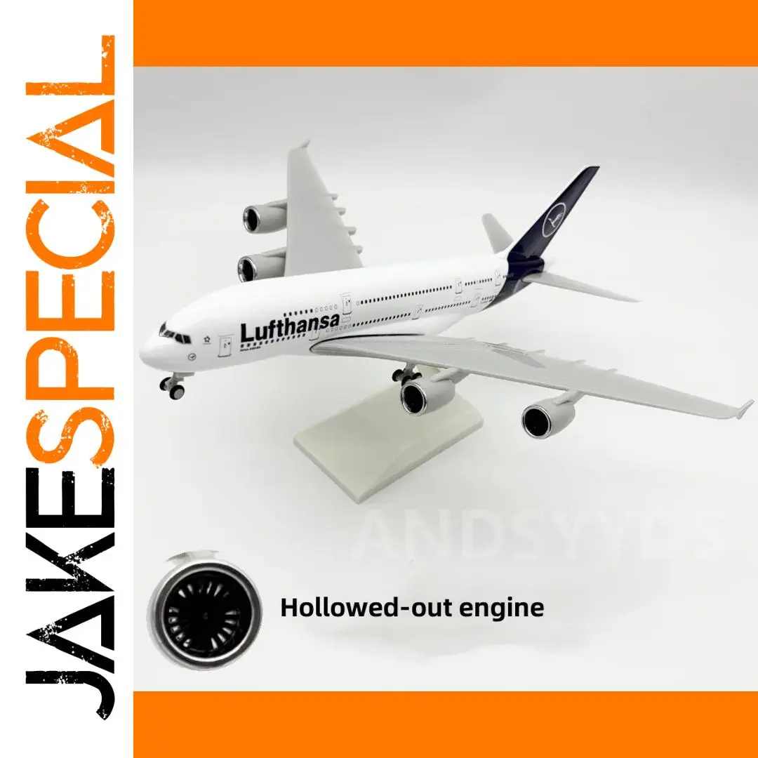 Lufthansa Airbus A380 Resin Model 30cm 1:240 1 Lufthansa Airbus A380 Resin Model 30cm 1:240
