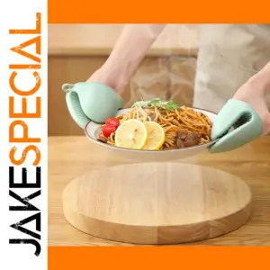 Silicone Oven Mitts Set for Baking and Grilling