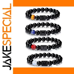 Zodiac Beaded Bracelet with Natural Stones