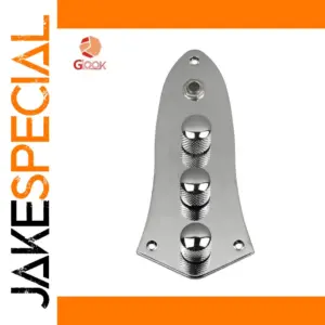 JBass Chrome Finish Electric Guitar Control Board