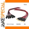 10-Pack 28-30cm 5.5x2.1mm Power Extension Cables