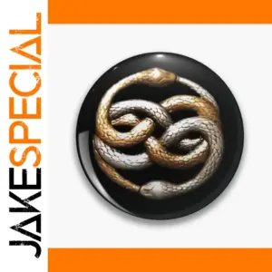 Whimsical Snake Lapel Pin by The Neverending Story