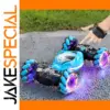 Sky Blue RC Car with LED Lights and Gesture Control