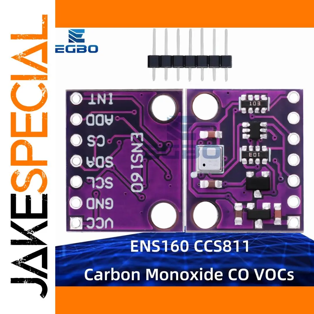 ENS160 Air Quality Sensor Module for CO and VOCs 1 ENS160 Air Quality Sensor Module for CO and VOCs