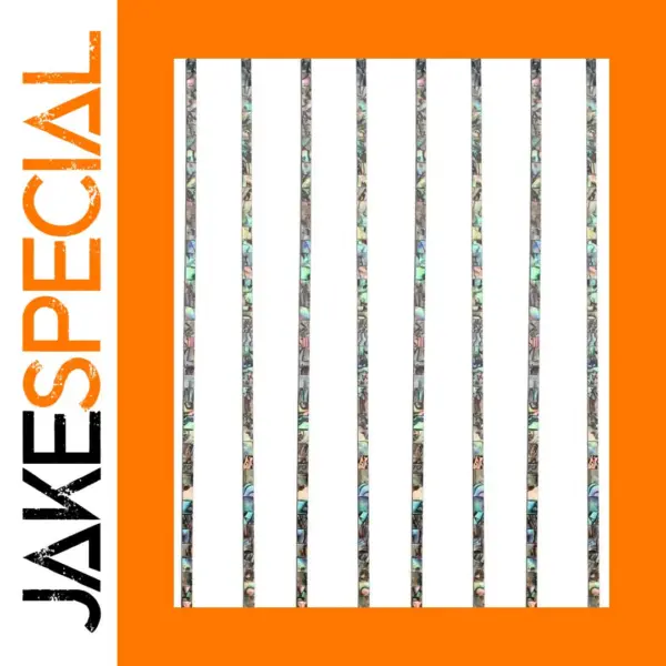Abolone Shell Inlay Green Abalone Shell Inlay Strips for Instruments | JakeSpecial