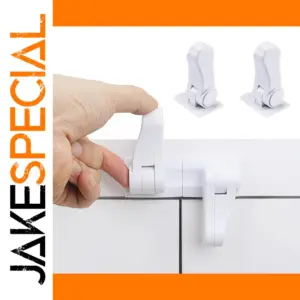 White Plastic Child Safety Door Lock