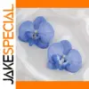 Blue Orchid Butterfly Brooch Jewelry Accessory