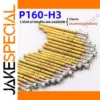 P160-H3 Brass Spring Test Pins, 100 pcs