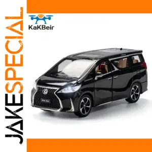 Black Diecast Lexus LM300H Model 1:24 Scale