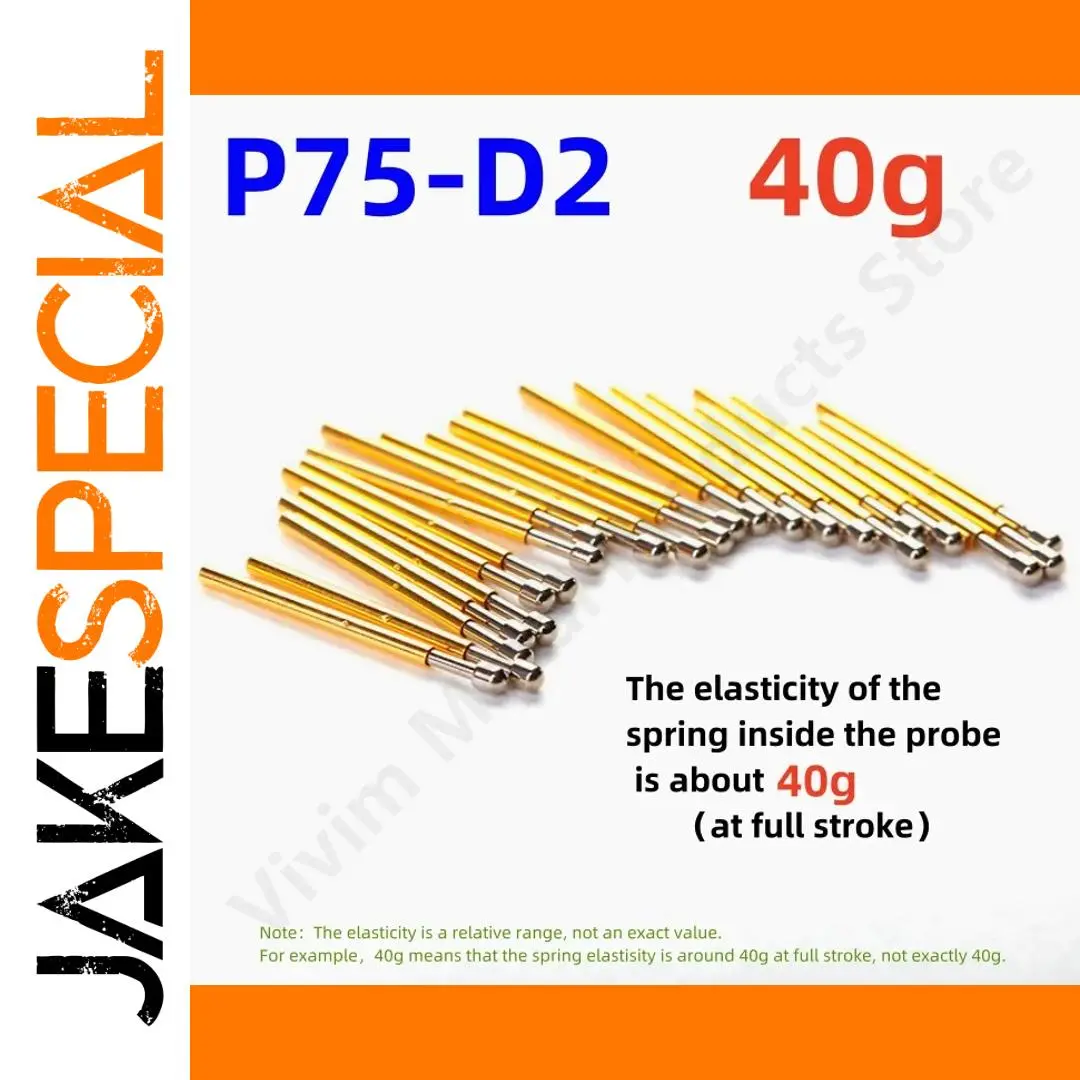 Nickel Round Head Test Pins Set (20/100 pcs) 1 Nickel Round Head Test Pins Set (20/100 pcs)