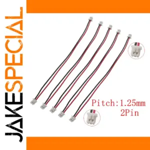 Micro JST 1.25mm 2-Pin Female Connector Set