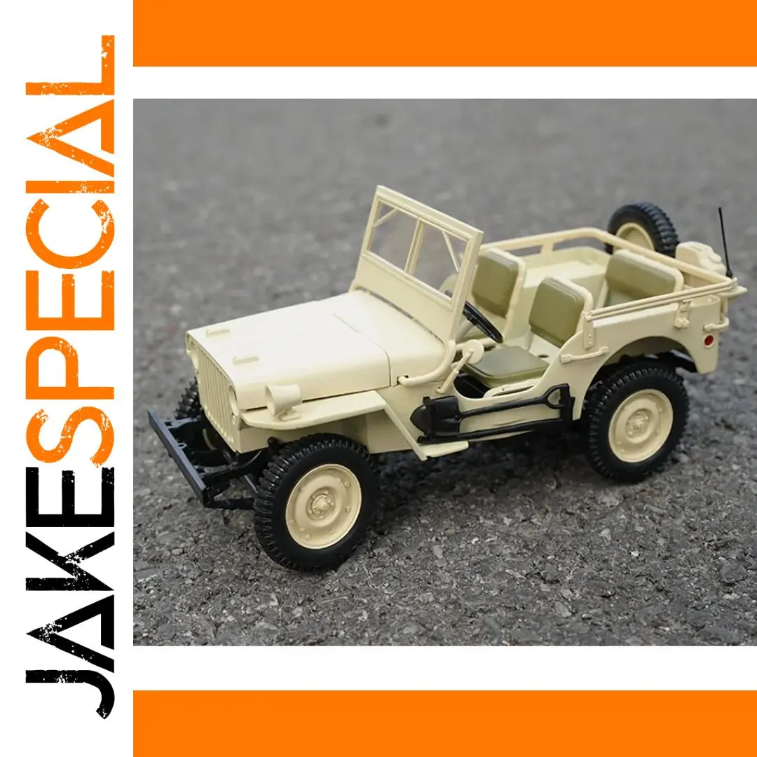 Vintage 1924 Willis Jeep Diecast Model 1:18 Scale 1 Vintage 1924 Willis Jeep Diecast Model 1:18 Scale