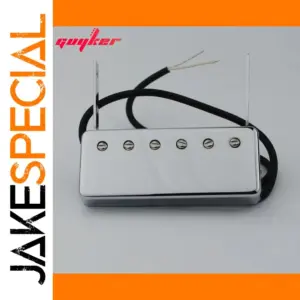 Chrome Jazz Guitar Pickup with Steel Housing