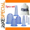 Silicone Cupping Set with 7 Colorful Cups