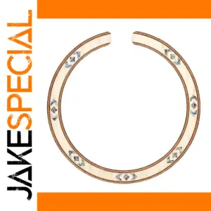 Elegant Abalone Guitar Rosette for Acoustic Instruments