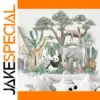 Vibrant Rainforest Animal Wall Sticker Set
