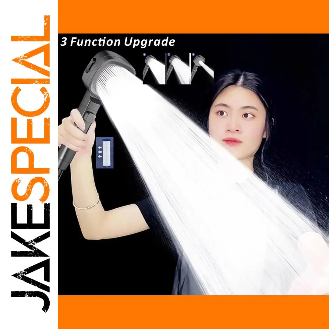 High-Pressure Shower Head with Detachable Hose 1 High-Pressure Shower Head with Detachable Hose