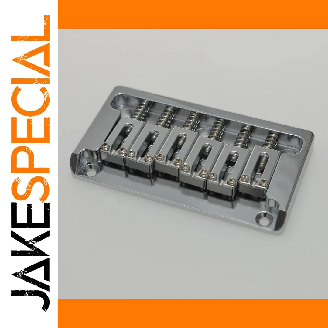 All-Brass Chrome Electric Guitar Bridge 1 All-Brass Chrome Electric Guitar Bridge