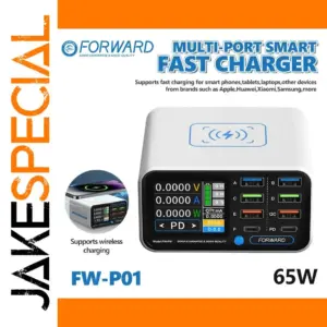 Wireless Multi-Port Charger with 8 USB & Wireless Charging