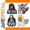 Cartoon Jesus Badge - Vibrant Alloy Pin