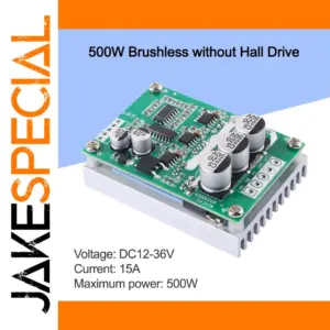 500W Brushless Motor Driver for High-Power Projects