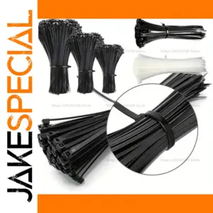Durable Nylon Cable Ties 100-500 pcs