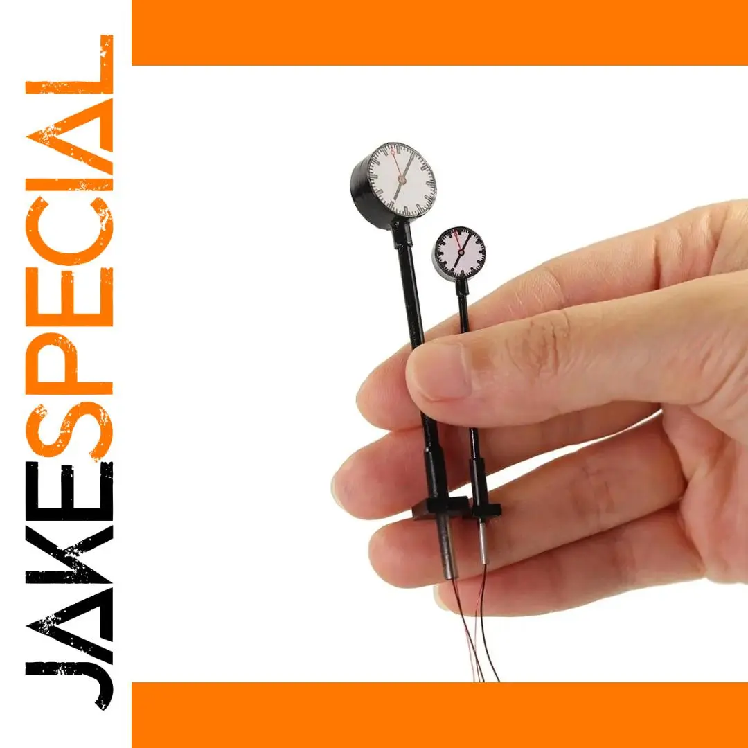 Set of Miniature Brass Clocks for Scales 1 Set of Miniature Brass Clocks for Scales