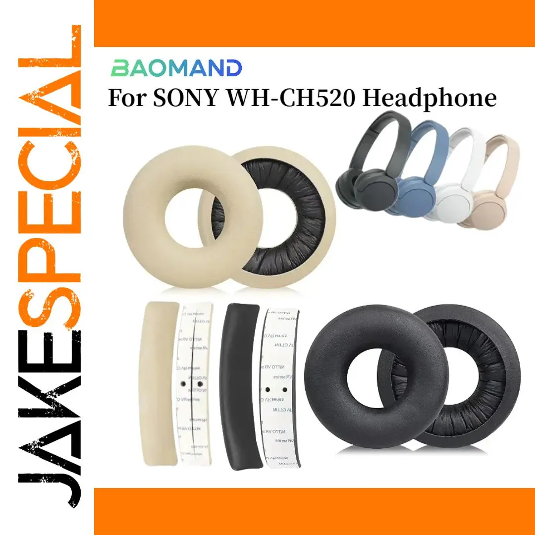 Replacement Ear Pads for Sony WH-CH520 Headphones 1 Replacement Ear Pads for Sony WH-CH520 Headphones