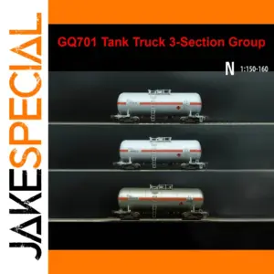 3-Section Tanker Train Set in 1:160 Scale