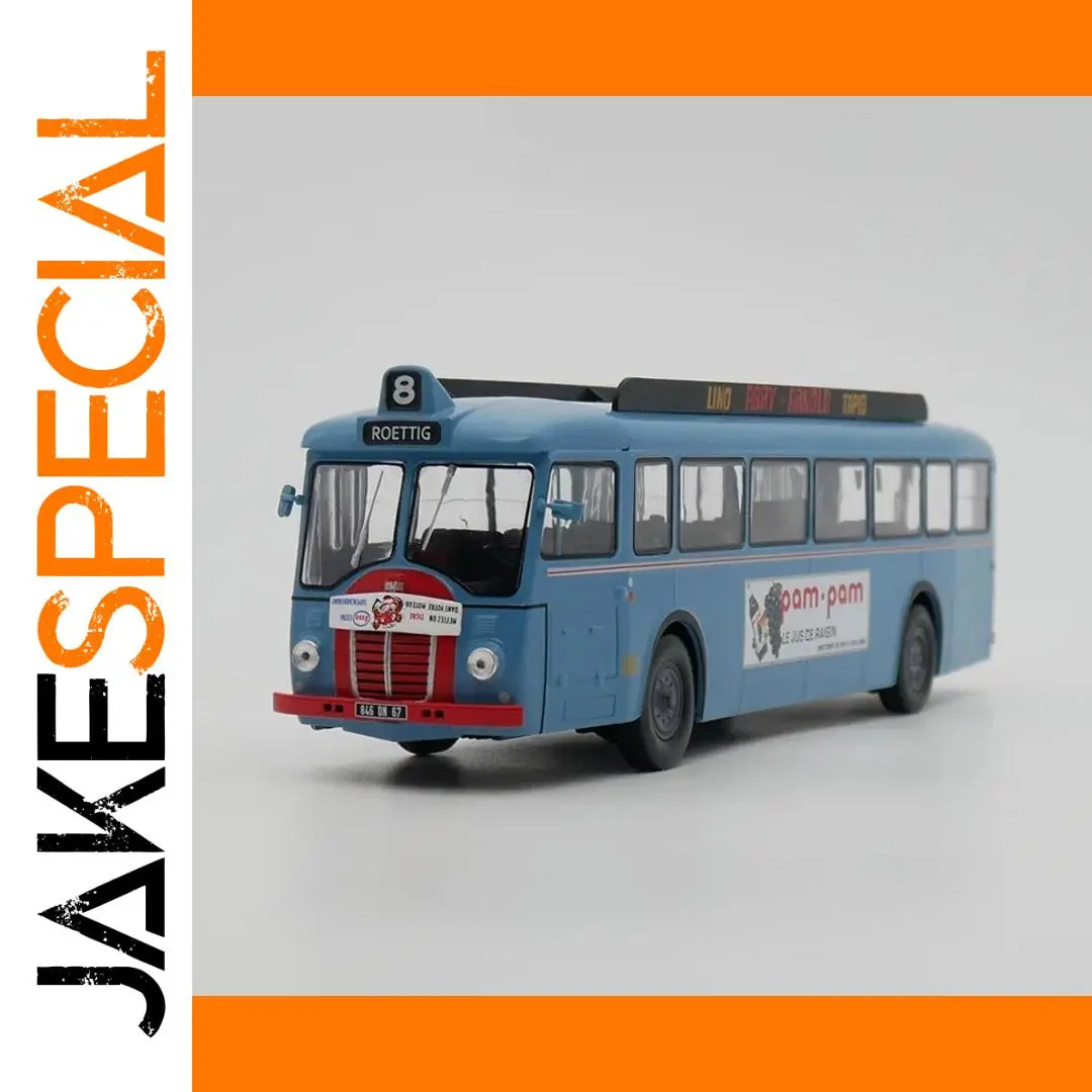 Vintage 1954 Somua OP5-3S Bus Model 1:43 Scale 1 Vintage 1954 Somua OP5-3S Bus Model 1:43 Scale