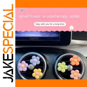Colorful Flower Aromatherapy Air Vent Clips