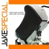Black Universal Stroller Sunshade with UV 50+ Protection
