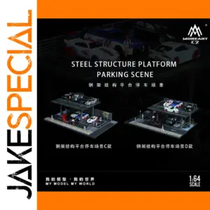 Steel Structure Parking Scene Model 1:64 Scale