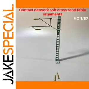 HO/N Scale Contact Wire Crossover for Model Railways
