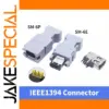 Industrial IEEE 1394 Connector Set with Gold Contacts