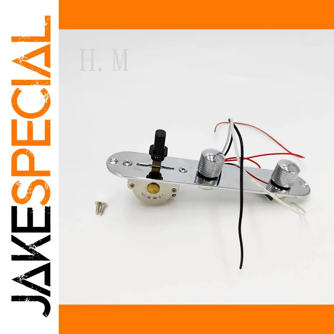 Prewired Telecaster Control Plate for Fender Guitars 1 Prewired Telecaster Control Plate for Fender Guitars