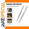 Stainless Steel Precision Tweezers Set for Electronics