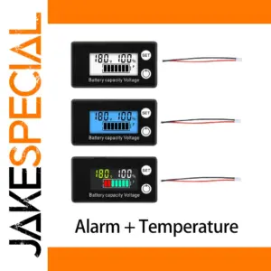 6133A LCD Battery Capacity & Voltage Alarm