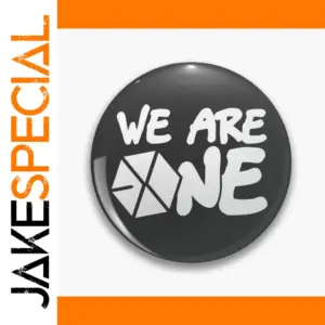 "Eco-Friendly 'We Are One' Button Pin"
