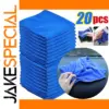 Bright Blue Microfiber Towels Set for Auto & Home