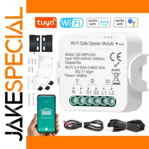 Tuya WiFi Garage Door Controller 50×47×23mm