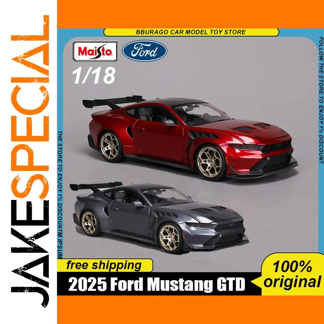 2025 Ford Mustang Gtd Diecast Model 1:18 Scale 1 2025 Ford Mustang Gtd Diecast Model 1:18 Scale