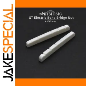 Natural Cow Bone Guitar Nut Set 42mm & 43mm