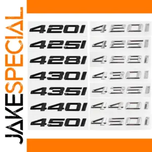 BMW 4 Series ABS Logo Badge Emblem Sticker