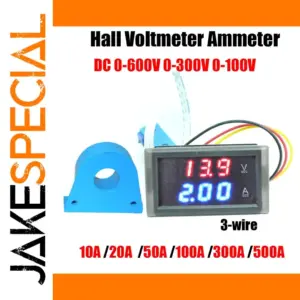 Digital Volt Amp Meter for Automotive & Solar Systems