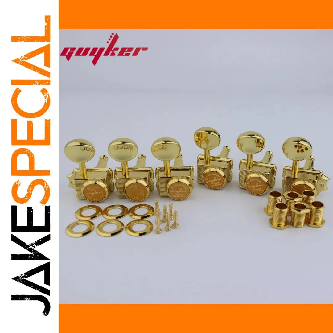 Vintage Gold Locking Tuners for Electric Guitar 1 Vintage Gold Locking Tuners for Electric Guitar