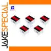 Five 5-Segment Red LED Display Indicators Set