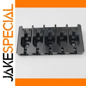 5-String Copper Bass Bridge Black Matte Finish