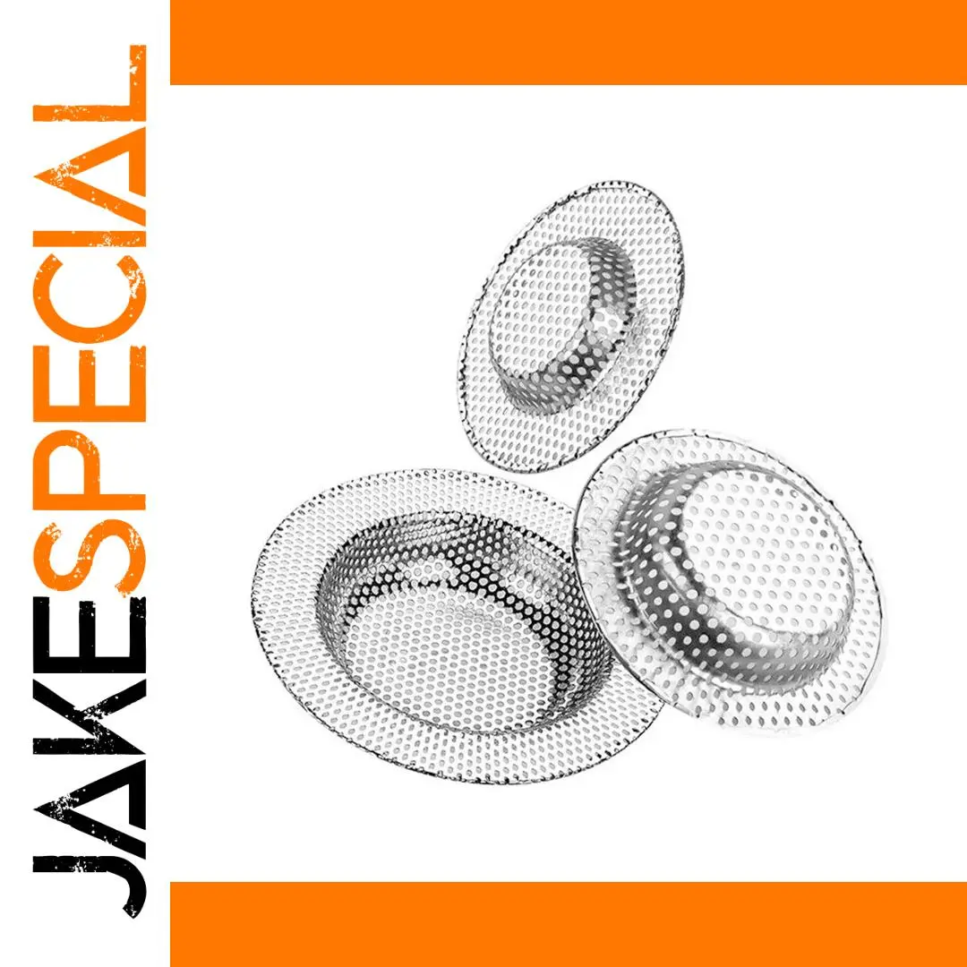 Stainless Steel Sink Filter Set 3 Sizes 1 Stainless Steel Sink Filter Set 3 Sizes