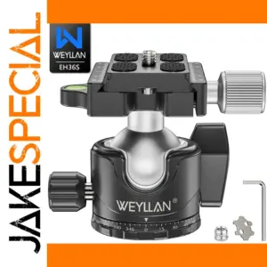 WEYLLAN EH36S Tripod Head for Camera Stabilization